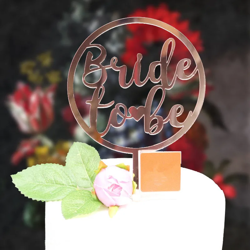 Free Shipping Mirror Rose Gold Acrylic Cake Topper Bride to be Wedding Cake Topper Bridal Shower Party Cake Decoration
Free Shipping Mirror Rose Gold Acrylic Cake Topper Bride to be Wedding Cake Topper Bridal Shower Party Cake Decoration