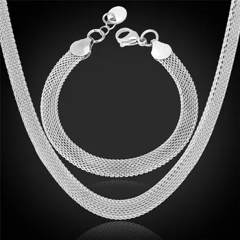 New Classic Men Women's High Quality Stainless Steel Chunky Necklace Bracelet Set 6MM 50CM 18'' Fashion Gift Jewelry Set GNH738
New Classic Men Women's High Quality Stainless Steel Chunky Necklace Bracelet Set 6MM 50CM 18'' Fashion Gift Jewelry Set GNH738