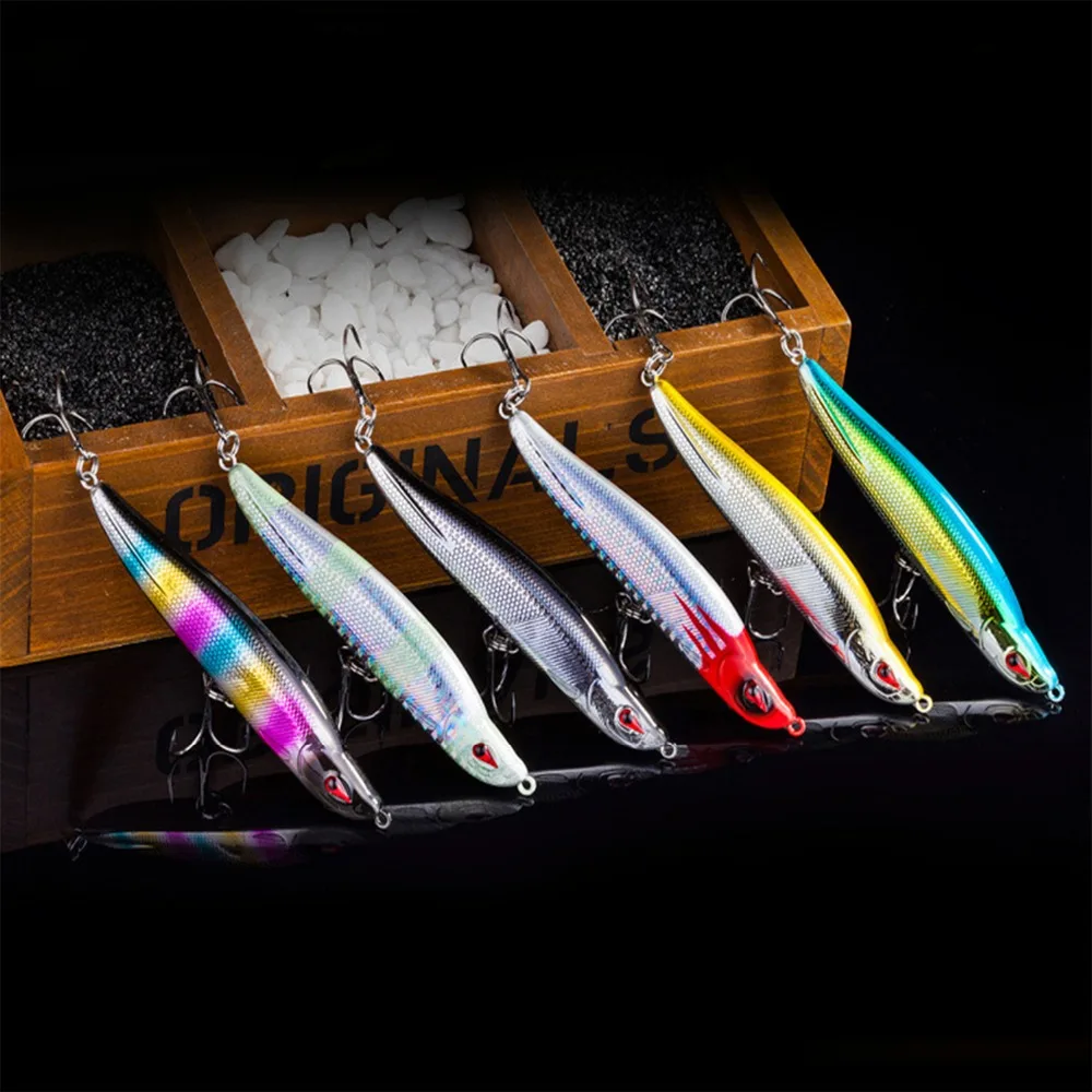 12pcs Contain 6pcs 8cm/11g 6pcs 9.5cm/16g Colorful Multicolor Fishing Lures Combination packages Bionic fishing bait 3D eyes
12pcs Contain 6pcs 8cm/11g 6pcs 9.5cm/16g Colorful Multicolor Fishing Lures Combination packages Bionic fishing bait 3D eyes