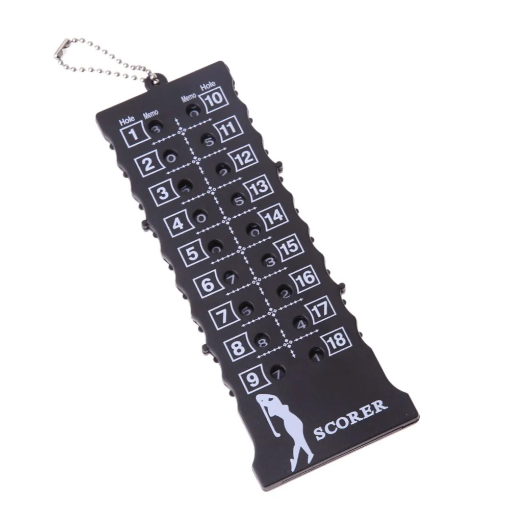 18 Hole Golf Stroke Putt Score Card Counter Indicator with Key Chain Golf Score Counter Black ISP Hot
18 Hole Golf Stroke Putt Score Card Counter Indicator with Key Chain Golf Score Counter Black ISP Hot