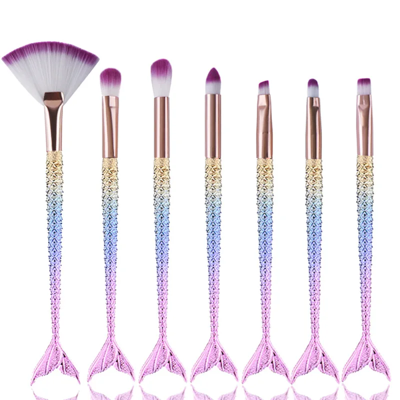 7 PCS Makeup Brushes Set Mermaid Makeup Brush Foundation Brush Professional Makeup Brush Set
7 PCS Makeup Brushes Set Mermaid Makeup Brush Foundation Brush Professional Makeup Brush Set