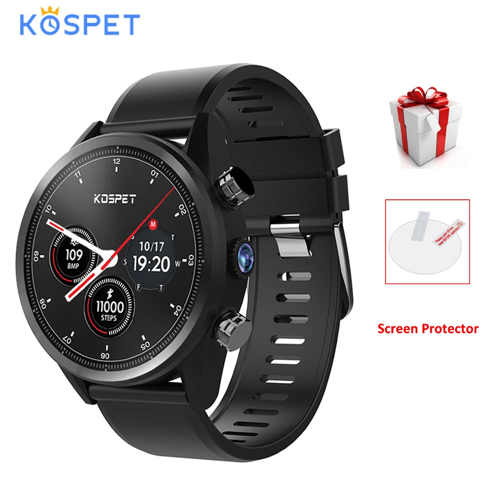 KOSPET Hope Lite Android7.1 Smart Watch 1GB+16GB Dual 4G 1.39" AMOLED WIFI GPS 8.0MP IP67 Waterproof MTK6739 Smart Watch Phone
KOSPET Hope Lite Android7.1 Smart Watch 1GB+16GB Dual 4G 1.39" AMOLED WIFI GPS 8.0MP IP67 Waterproof MTK6739 Smart Watch Phone