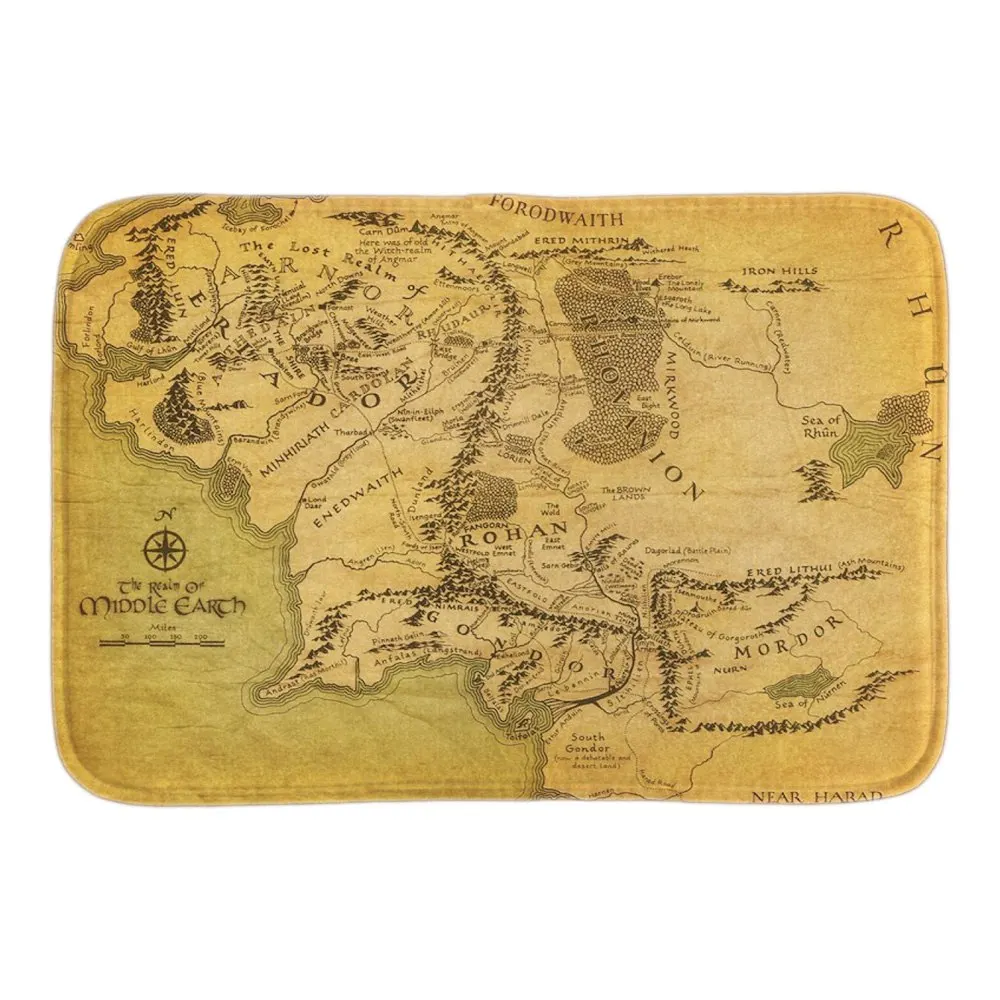 Map Of Middle Earth Home Decorative Doormats Soft Lightness Indoor Outdoor Bathroom Door Mats Short Plush Fabric Floor Mats
Map Of Middle Earth Home Decorative Doormats Soft Lightness Indoor Outdoor Bathroom Door Mats Short Plush Fabric Floor Mats