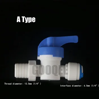 RO Ball Valve Water Reveser Osmosis Aquarium System Fittings 1/4"or 3/8" OD ( 2 Different size) Equal Quick Connection
RO Ball Valve Water Reveser Osmosis Aquarium System Fittings 1/4"or 3/8" OD ( 2 Different size) Equal Quick Connection