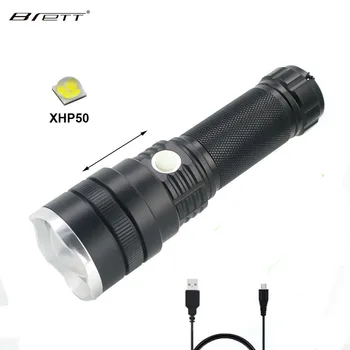 Highlight XHP50 LED flashlight Micor USB Rechargeable Zoom tactical flashlight 3500Lumens light lantern for Camping Hiking
Highlight XHP50 LED flashlight Micor USB Rechargeable Zoom tactical flashlight 3500Lumens light lantern for Camping Hiking