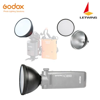 Godox AD-S2 Standard Reflector Soft Diffuser for AD180/AD360/AD360II/AD200 Series Portable Camera Flash (Just Reflector)
Godox AD-S2 Standard Reflector Soft Diffuser for AD180/AD360/AD360II/AD200 Series Portable Camera Flash (Just Reflector)
