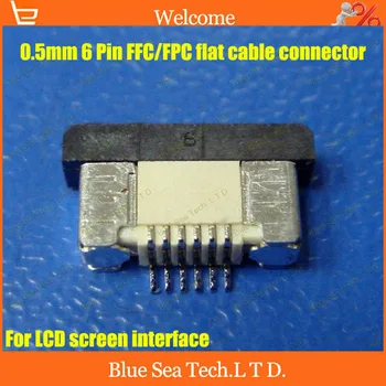 Free Shipping FPC/FFC connector cable socket 6 pin 0.5mm connector for LCD screen interface of DVD/GPS/MP3/PDA/Phone ect.ROHS
Free Shipping FPC/FFC connector cable socket 6 pin 0.5mm connector for LCD screen interface of DVD/GPS/MP3/PDA/Phone ect.ROHS
