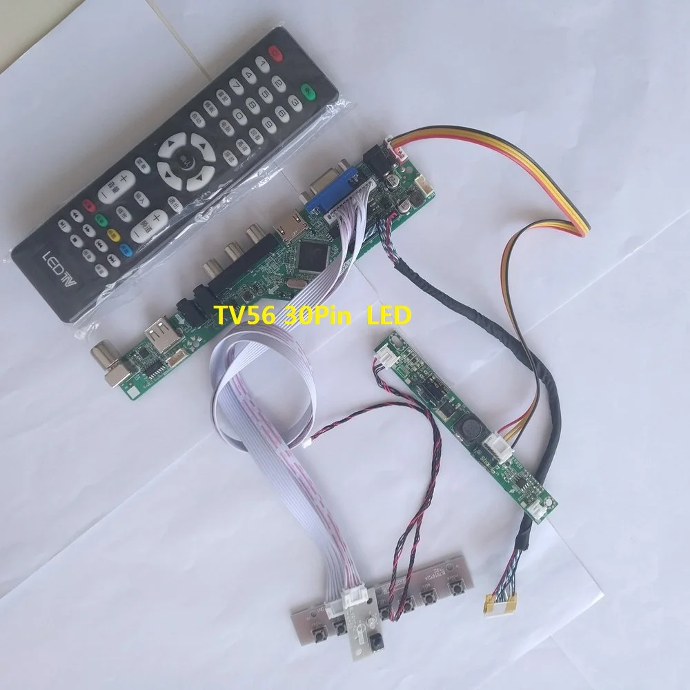 kit for LM240WU8-SLE2 30pin Controller board LED LVDS Panel Screen DIY CVBS 24" 1920X1200 VGA HDMI TV AV USB LCD
kit for LM240WU8-SLE2 30pin Controller board LED LVDS Panel Screen DIY CVBS 24" 1920X1200 VGA HDMI TV AV USB LCD