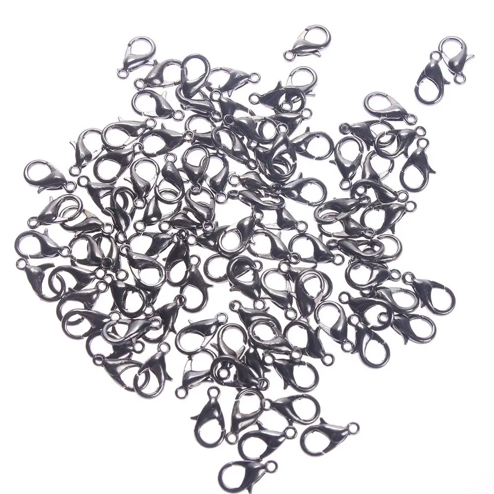 100pcs DIY jewelry findings & components,Bracelet Department,12*6mm Gold/Rhodium/Black/Silver Lobster Clasps Claw Clasp
100pcs DIY jewelry findings & components,Bracelet Department,12*6mm Gold/Rhodium/Black/Silver Lobster Clasps Claw Clasp