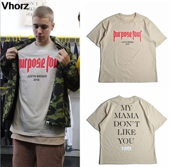 Purpose Tour T Shirt Men Women Casual Hip Hop Skateboard Justin Bieber T-Shirts Streetwear Tee My Mama Don't Like You
Purpose Tour T Shirt Men Women Casual Hip Hop Skateboard Justin Bieber T-Shirts Streetwear Tee My Mama Don't Like You