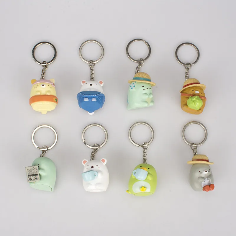 Sumikko Gurashi Figures Toys Keychain Japan Anime Kawaii Cartoon San-X Corner Bio Key Bag Pendants Dolls 8pcs/lot 4cm
Sumikko Gurashi Figures Toys Keychain Japan Anime Kawaii Cartoon San-X Corner Bio Key Bag Pendants Dolls 8pcs/lot 4cm
