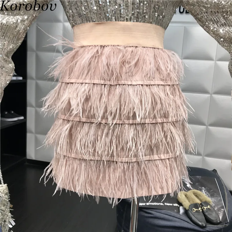Korobov Femininos Vestido Elegant Feathers Tassel Patchwork Skirts Elastics Waist Cake Skirt 2019 New Arrivel Saia 76834
Korobov Femininos Vestido Elegant Feathers Tassel Patchwork Skirts Elastics Waist Cake Skirt 2019 New Arrivel Saia 76834