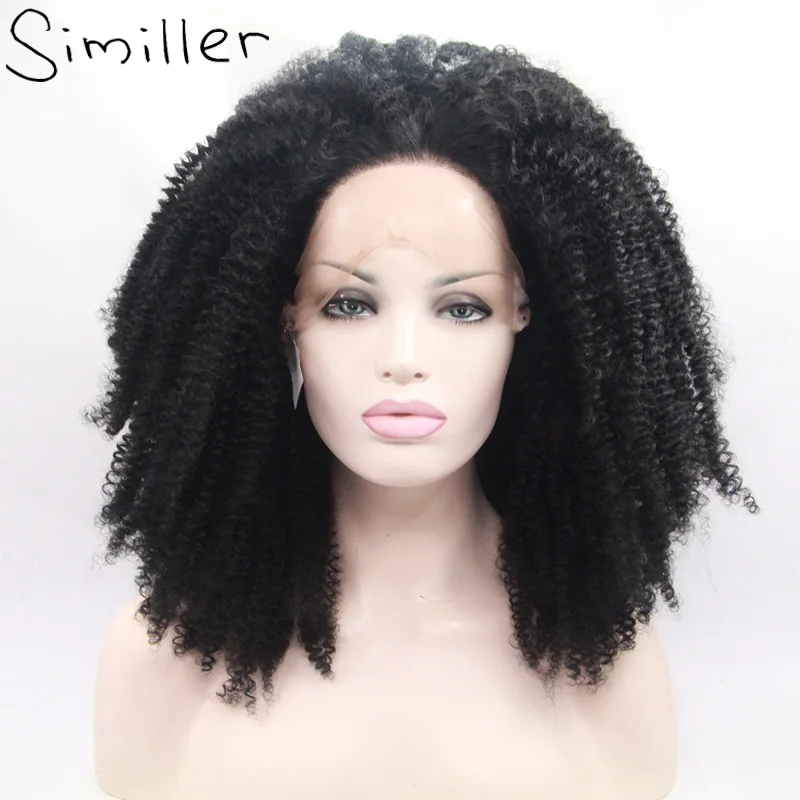 Similler Afro Kinky Curly Long Fluffy Big Heat Resistant Synthetic Lace Front Wigs Natural Black For Women 20/22/24/26"
Similler Afro Kinky Curly Long Fluffy Big Heat Resistant Synthetic Lace Front Wigs Natural Black For Women 20/22/24/26"