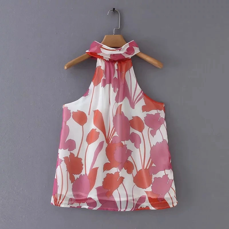 Square Collar Bow Tie Flower Printing Chiffon Blouse Women Loose Tops 2019 Summer Leisure Female Sleeveless Shirt S5900
Square Collar Bow Tie Flower Printing Chiffon Blouse Women Loose Tops 2019 Summer Leisure Female Sleeveless Shirt S5900