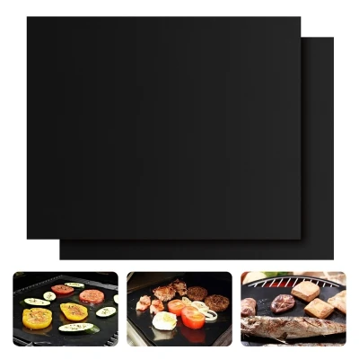 Heavy-duty Non-stick PTFE BBQ Grill Mat Oven Liner Reusable and Refractory Barbecue Grilling and Baking Pads 2-Pack
Heavy-duty Non-stick PTFE BBQ Grill Mat Oven Liner Reusable and Refractory Barbecue Grilling and Baking Pads 2-Pack