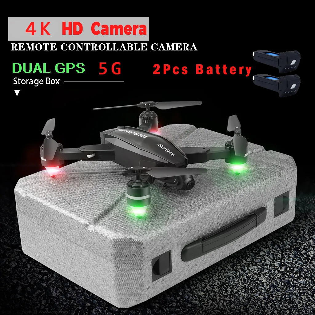 Dron 5G WiFi GPS FPV 4K 12MP HD Camera Altitude Hold Mode Quadcopter 2PCS Battery With Bag RC Helicopter Drones with Camera HD
Dron 5G WiFi GPS FPV 4K 12MP HD Camera Altitude Hold Mode Quadcopter 2PCS Battery With Bag RC Helicopter Drones with Camera HD