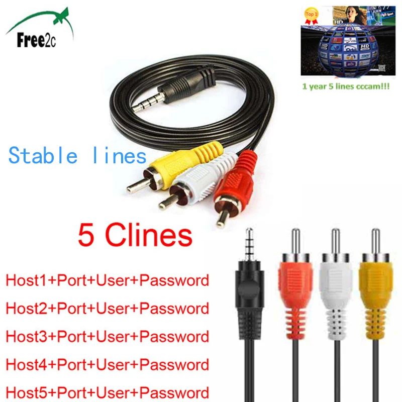 Cccam Cline for 1/2 Year 8 Lines Europe Spain Portugal Poland Clines Cccam ESPA A Stable Server HD Satellite Ccam Oscam Germany
Cccam Cline for 1/2 Year 8 Lines Europe Spain Portugal Poland Clines Cccam ESPA A Stable Server HD Satellite Ccam Oscam Germany