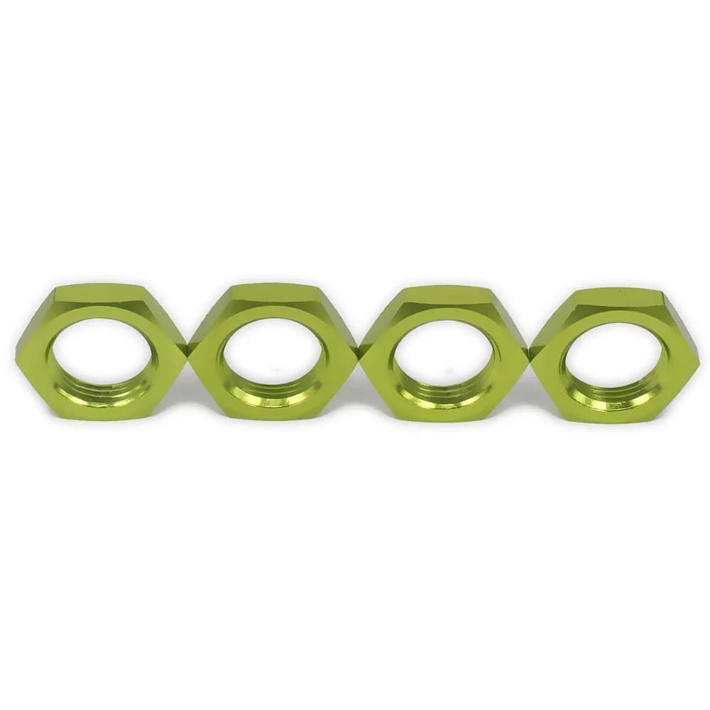 4pcs Aluminum M17 17mm Wheel Hex Hub Nut x 4 Fine 12mm Metric Thread 1mm 1.0mm For 1/8 RC Model Car Upgraded Hop-Up Parts HSP
4pcs Aluminum M17 17mm Wheel Hex Hub Nut x 4 Fine 12mm Metric Thread 1mm 1.0mm For 1/8 RC Model Car Upgraded Hop-Up Parts HSP