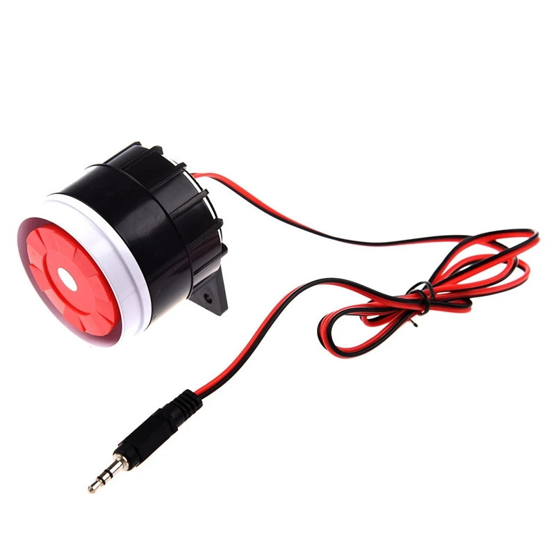 Loud Horn Security Alarm Siren 12V DC 95dB Speaker For Burglar Alarm System 6