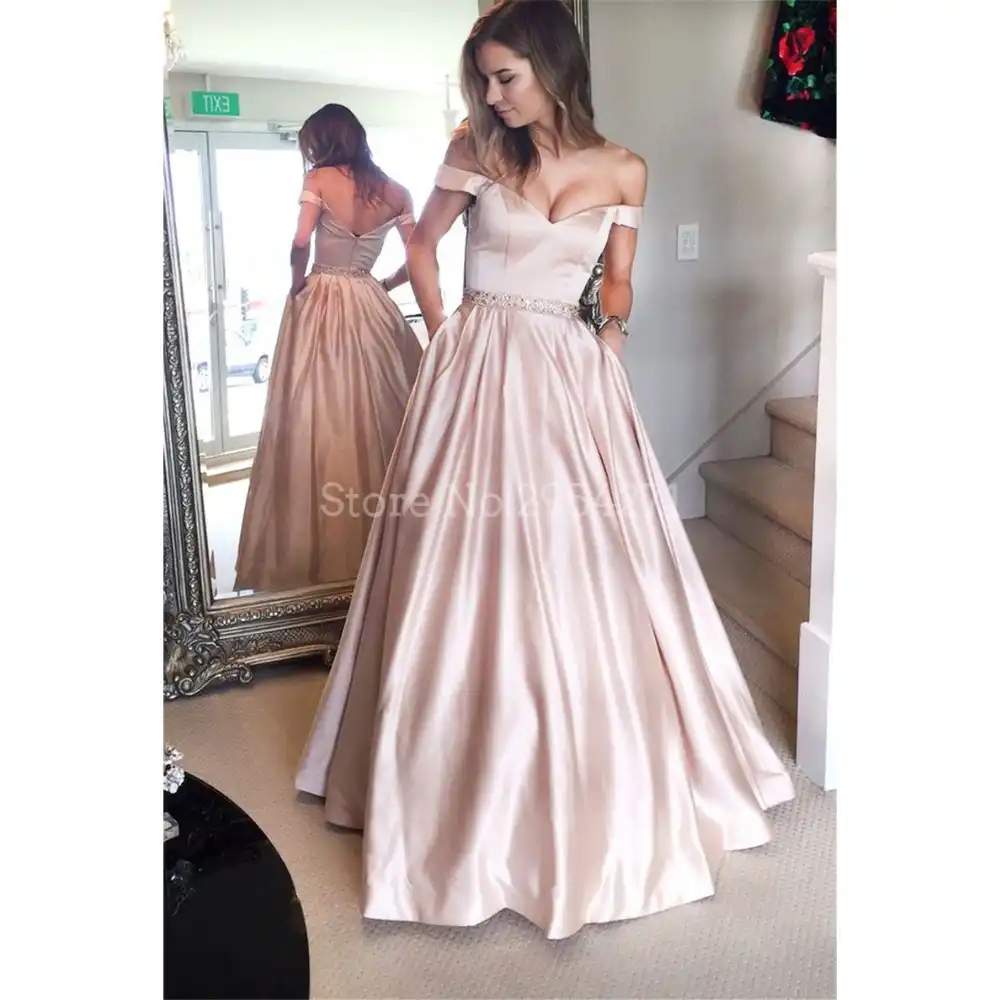 old rose gown