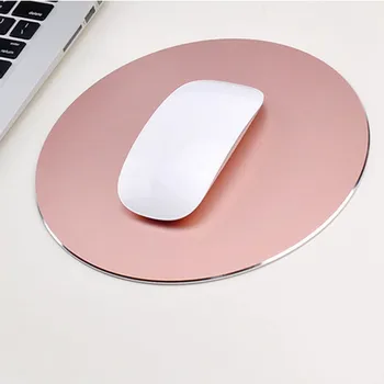 Mouse Mat Aluminum Anti Slip Rubber Bottom Gaming Mouse Pad Computer Accessory Round Shape 
Mouse Mat Aluminum Anti Slip Rubber Bottom Gaming Mouse Pad Computer Accessory Round Shape