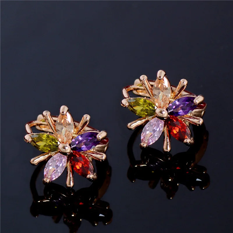 MISANANRYNE Womens Jewelry 1pair Flower Shape Cubic Zirconia Classic Trendy Hoop Earrings
MISANANRYNE Womens Jewelry 1pair Flower Shape Cubic Zirconia Classic Trendy Hoop Earrings