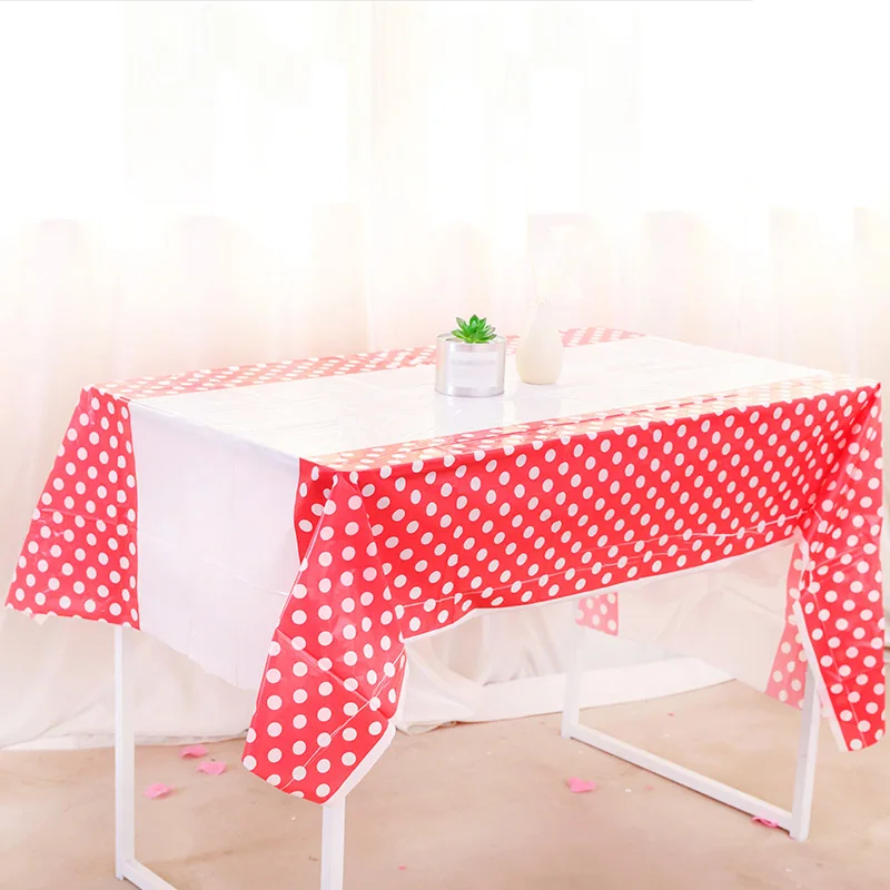108*180CM Polka Dots Party Plastic Tablecloth Cover for Kids Birthday Home Table Decor P7Ding
108*180CM Polka Dots Party Plastic Tablecloth Cover for Kids Birthday Home Table Decor P7Ding