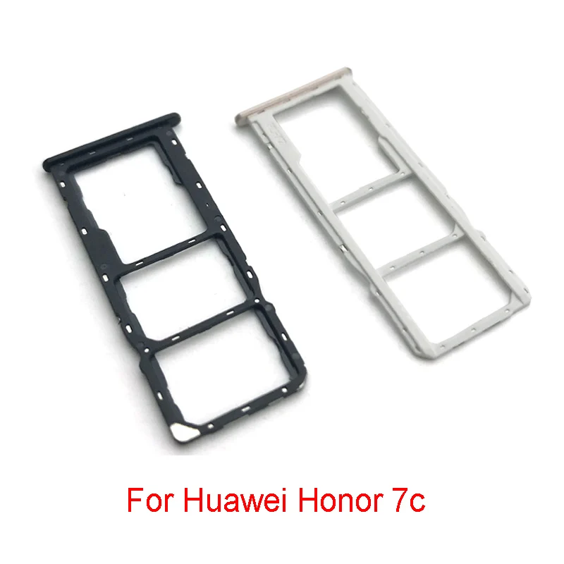 New SIM Card Adapters For Huawei Honor 7c Micro Sim Card Tray Slot Holder Replacement Acessories Black Gold Blue Color
New SIM Card Adapters For Huawei Honor 7c Micro Sim Card Tray Slot Holder Replacement Acessories Black Gold Blue Color