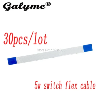 

30pcs/lot New Arrival Power Switch Flex Cable Ribbon Cable for Playstation PS2 50000 500xx 5W Game Console Replacement Parts
