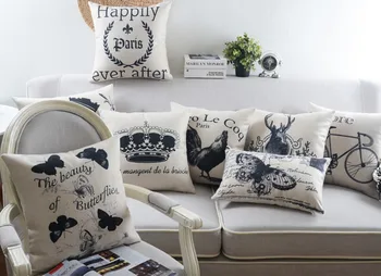 Simple American Black Crown pillow Fresh Butterfly cushion Linen pillow sofa cushions home decorative Pillows
Simple American Black Crown pillow Fresh Butterfly cushion Linen pillow sofa cushions home decorative Pillows