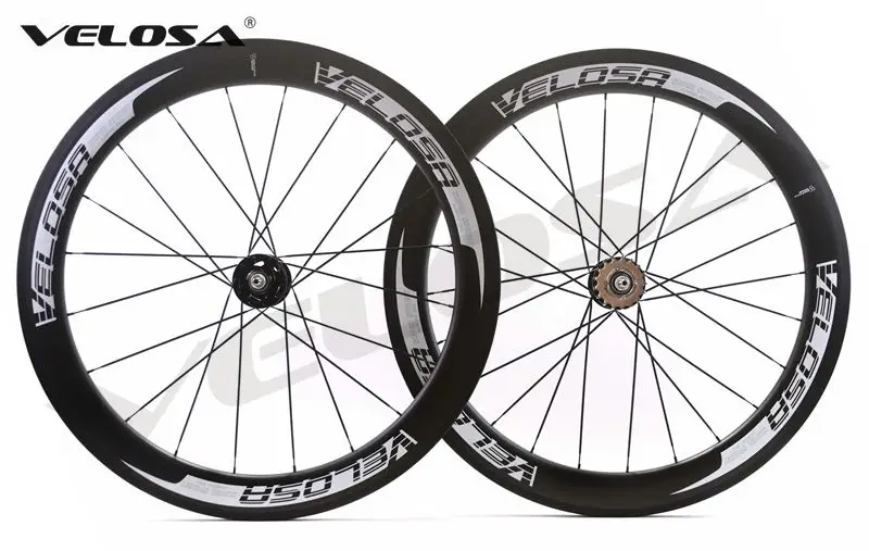 Velosa super sprint 60 700C track bike carbon wheelset,60mm clincher/tubular,fixed gear street bike carbon wheel
Velosa super sprint 60 700C track bike carbon wheelset,60mm clincher/tubular,fixed gear street bike carbon wheel