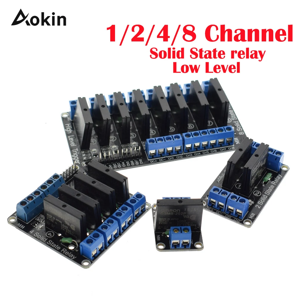 1/2/4/8 Channel Solid State Relay G3MB-202P DC-AC PCB SSR In 5VDC Out 240V AC 2A for arduino diy kit
1/2/4/8 Channel Solid State Relay G3MB-202P DC-AC PCB SSR In 5VDC Out 240V AC 2A for arduino diy kit