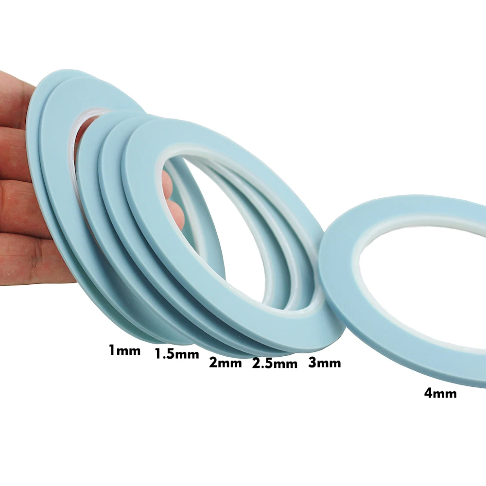 Blue High Temperature Single Sided Adhesive PVC Vinyl Fine Line Masking Tape Fineline Tape Mix 1mm 1.5mm 2mm 2.5mm 3mm 4mm
Blue High Temperature Single Sided Adhesive PVC Vinyl Fine Line Masking Tape Fineline Tape Mix 1mm 1.5mm 2mm 2.5mm 3mm 4mm