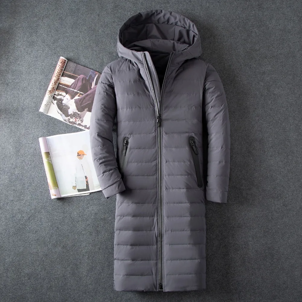 Business casual Men men's down jacket solid color thick white duck down Coat filled large size men's winter clothing
Business casual Men men's down jacket solid color thick white duck down Coat filled large size men's winter clothing