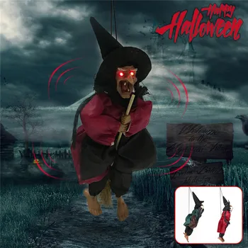 1Pcs Red Green Halloween Decoration Witch Props Bright Eyes Laughing Sound Control Party Decor
1Pcs Red Green Halloween Decoration Witch Props Bright Eyes Laughing Sound Control Party Decor