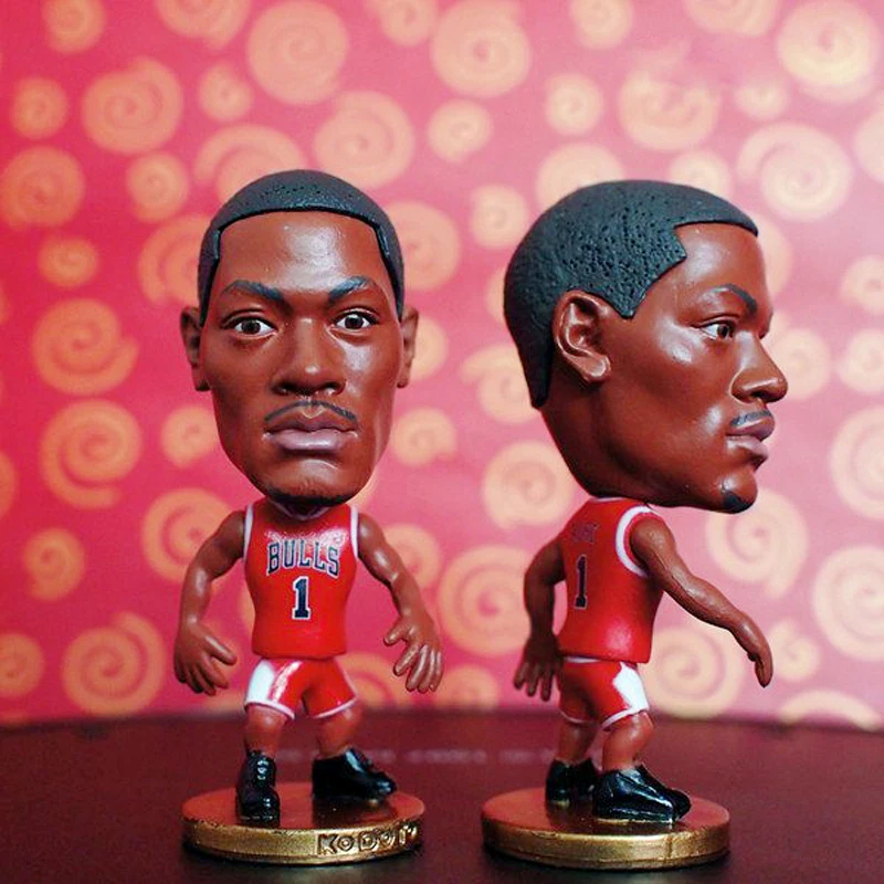 (Reduced price for sale) Basketball Star 6.5 cm Height Resin Dolls 1#ROSE 2.5" Action figure toys