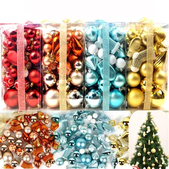 50pcs Christmas Decoration Tree Ball Gift Bead string Baubles Xmas Party Snowflake Hanging Ornament Supplies for Home
50pcs Christmas Decoration Tree Ball Gift Bead string Baubles Xmas Party Snowflake Hanging Ornament Supplies for Home