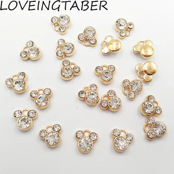 13mm*13mm 30pcs/lot Gold Color Rhinestone Minnie Small Charm Pendants Jewelry Making Handmade DIY Accessories
13mm*13mm 30pcs/lot Gold Color Rhinestone Minnie Small Charm Pendants Jewelry Making Handmade DIY Accessories