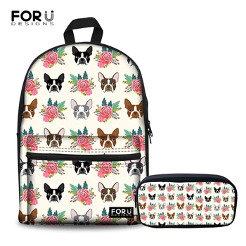 FORUDESIGNS Boston Terrier Printing Backpacks Canvas Rucksacks Backpack for Teenagers Girls Women School Travel Shoulder Bag
FORUDESIGNS Boston Terrier Printing Backpacks Canvas Rucksacks Backpack for Teenagers Girls Women School Travel Shoulder Bag