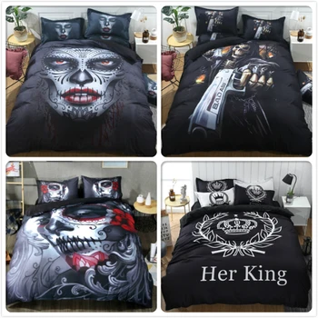 5/6/7 Feet 1.5m 2.0m 2.3m Bed Sheet Creative Zombie Skull 3D Print Bedding Set Full King Queen Double Size Duvet Cover Bedlinens
5/6/7 Feet 1.5m 2.0m 2.3m Bed Sheet Creative Zombie Skull 3D Print Bedding Set Full King Queen Double Size Duvet Cover Bedlinens
