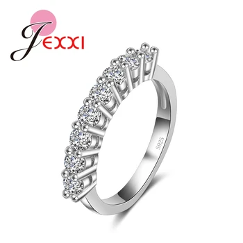 Genuine 925 Fine Jewellry Sterling Silver Fashion Ring With Shiny CZ Crystal Elegant Ring Wholesale Price Hot Selling
Genuine 925 Fine Jewellry Sterling Silver Fashion Ring With Shiny CZ Crystal Elegant Ring Wholesale Price Hot Selling