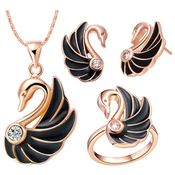 Luxury Women's Necklace Ring Earrings Jewelry Sets SA 925 Sterling jewelry set custom suit Little Swan
Luxury Women's Necklace Ring Earrings Jewelry Sets SA 925 Sterling jewelry set custom suit Little Swan