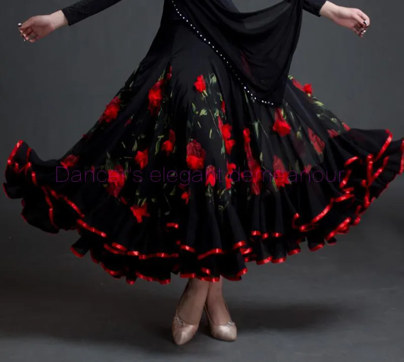 Ballroom dance costumes sexy senior ice silk flowers ballroom dance long skirt for women ballroom dance competition skirts
Ballroom dance costumes sexy senior ice silk flowers ballroom dance long skirt for women ballroom dance competition skirts