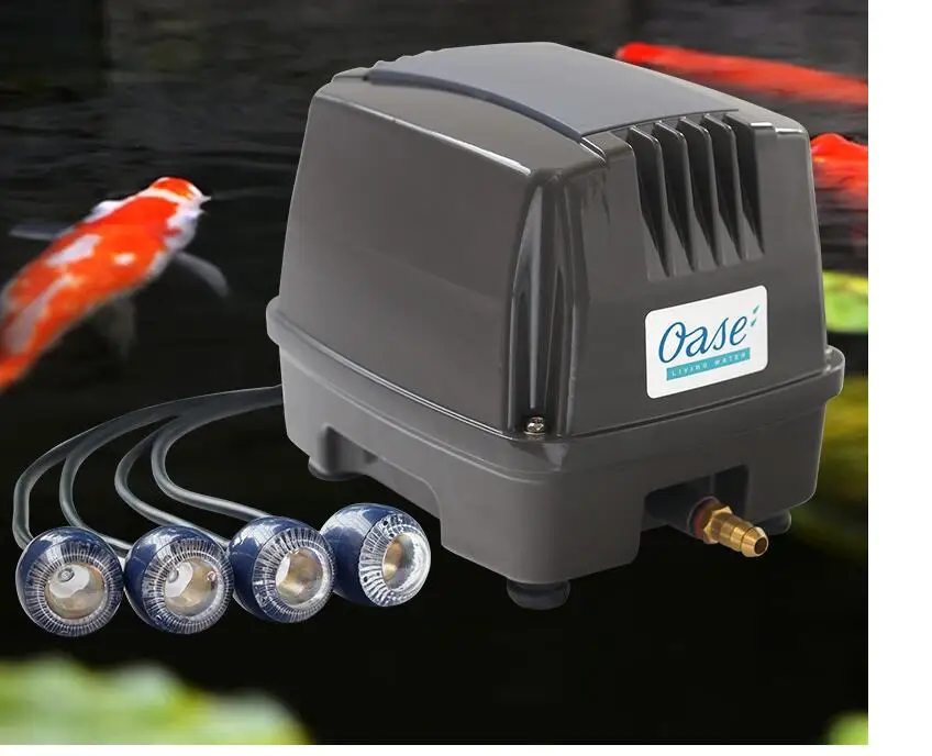 Germany oase AquaOxy 4800 high-power large-flow fishpond oxygen pump High performance mute pond oxygen pump 60W
Germany oase AquaOxy 4800 high-power large-flow fishpond oxygen pump High performance mute pond oxygen pump 60W