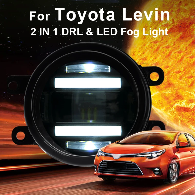 2014-ON For Toyota levin fog lights+LED DRL+turn signal lights Car Styling LED Daytime Running Lights LED fog lamps
2014-ON For Toyota levin fog lights+LED DRL+turn signal lights Car Styling LED Daytime Running Lights LED fog lamps