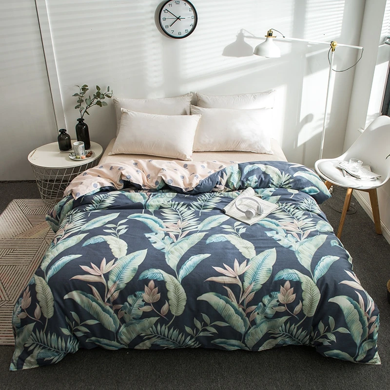 Tropical Plant Leaves Printed Duvet Cover 100% Cotton Fabric Comforter Cover Twin Full Queen King Adult&Children Bedding Sets
Tropical Plant Leaves Printed Duvet Cover 100% Cotton Fabric Comforter Cover Twin Full Queen King Adult&Children Bedding Sets