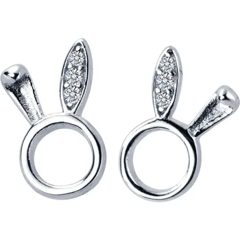 Cute Authentic Real 100% 925 Sterling Silver fine Jewelry CZ Stone SET Rabbit Bunny Stud Earrings Animal Child Gift Gtle2521
Cute Authentic Real 100% 925 Sterling Silver fine Jewelry CZ Stone SET Rabbit Bunny Stud Earrings Animal Child Gift Gtle2521