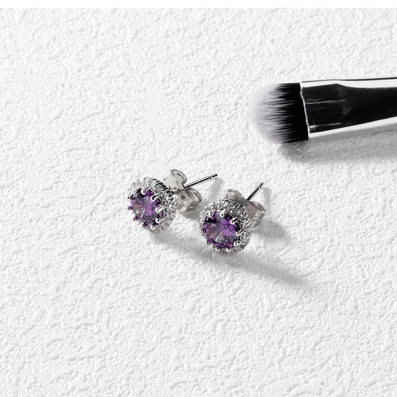 Hot Sales Girl Jewelry 12 Color Round Multicolor Cubic Zircon Earrings For Women And Ladies Stud Earrings For Female
Hot Sales Girl Jewelry 12 Color Round Multicolor Cubic Zircon Earrings For Women And Ladies Stud Earrings For Female