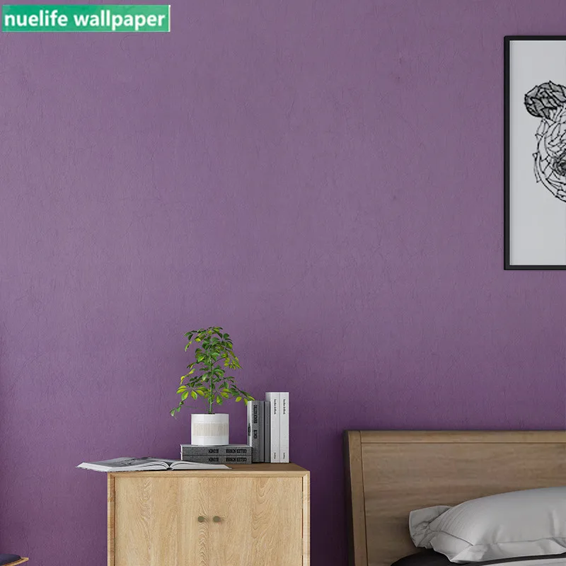 Nordic style purple non-woven wallpaper bedroom living room wedding room kids room TV background wall paper
Nordic style purple non-woven wallpaper bedroom living room wedding room kids room TV background wall paper