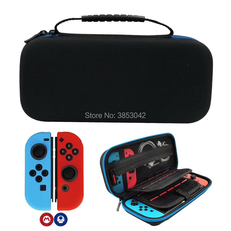 Nintend Switch Case Hard Protective Durable Carrying Bag for Nintend Switch with Joy Con Skin Cover and Grips Cover (3)